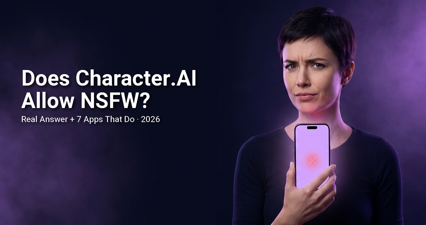 Does Character.AI Allow NSFW in 2026? Real Answer + 7 Apps That Do